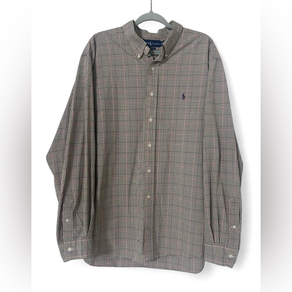Ralph Lauren Classic Fit Men’s Button-Down Shirt - Size 18/XXL - Multicolor